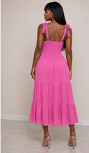 Load image into Gallery viewer, Pink Linen Dress