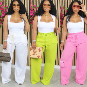 Pink Linen Pants