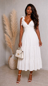 white linen dresses Dress – Mi'Amors Boutique Two Piece Long Formal white party Here to serve you Size:15 x 34