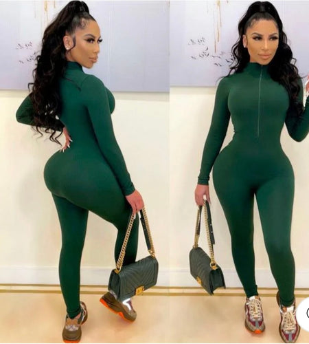 Hunter Green Jumpsuit