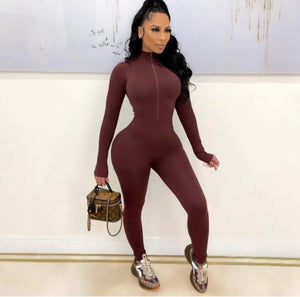Brown Jumpsuit