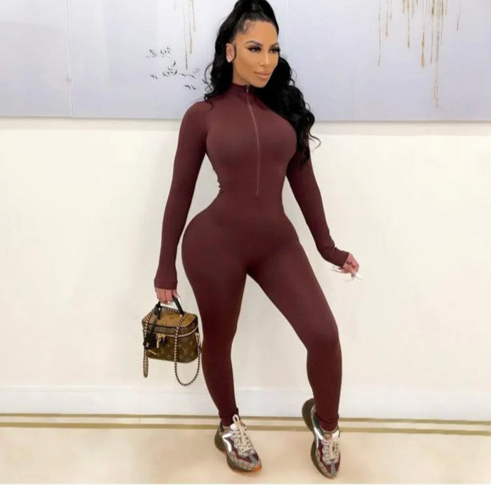Brown Jumpsuit