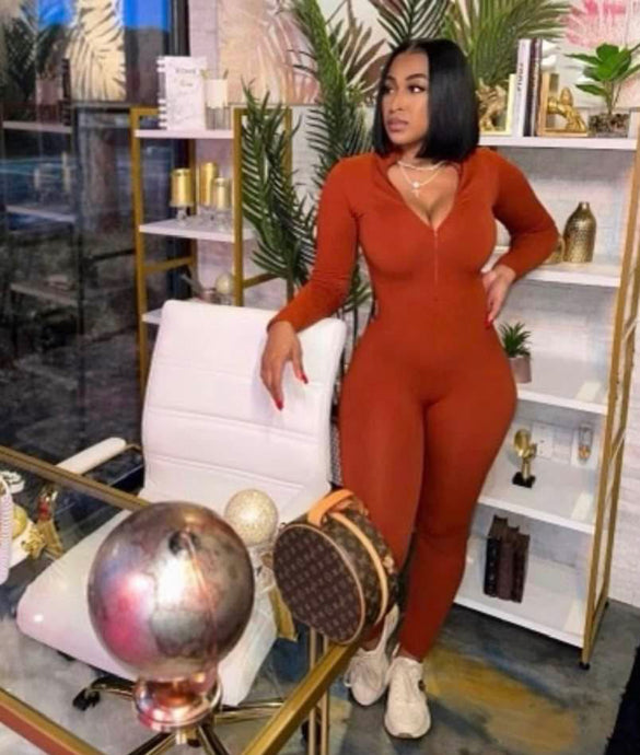 Rust Jumpsuit