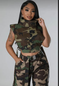 Camo Top