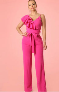 Pink Spring Jumpsuit