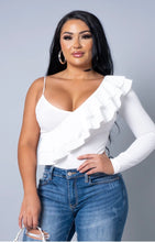 Load image into Gallery viewer, White One Shoulder Top